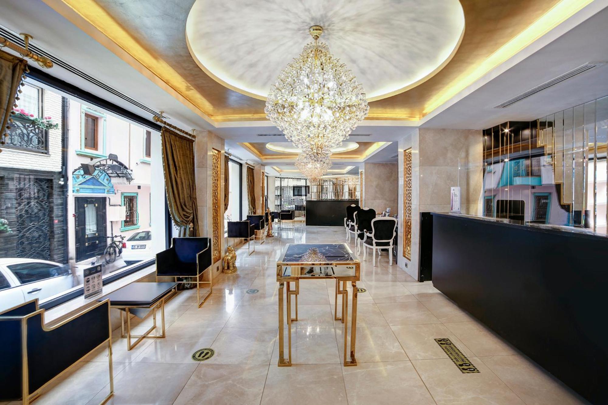 Great Fortune Hotel & Spa Isztambul Kültér fotó Interior of the hotel